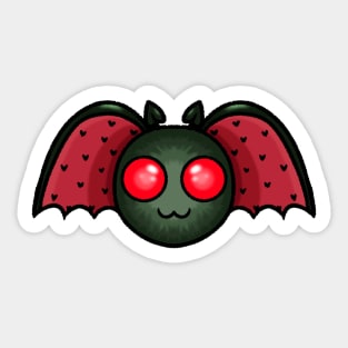 Watermelon Mothman Sticker